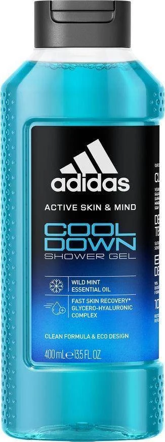 Adidas Cool Down Dušo želė vyrams, 400 ml