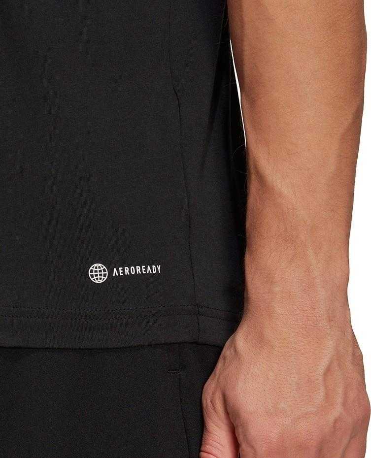 Vyriški marškinėliai adidas Entrada 22 Tee juoda HC0448 (M)