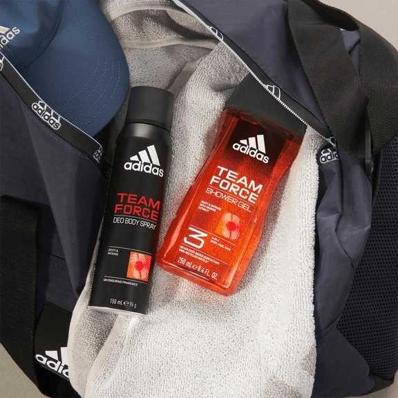 Adidas Team Force Dušo želė 3-In-1 Dušo želė vyrams, 400 ml