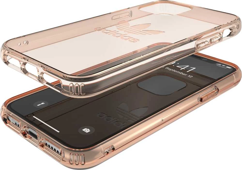Dėklas Adidas OR PC Case Big Logo iPhone 11 Proróżowo auksinė/rose auksinis 36413