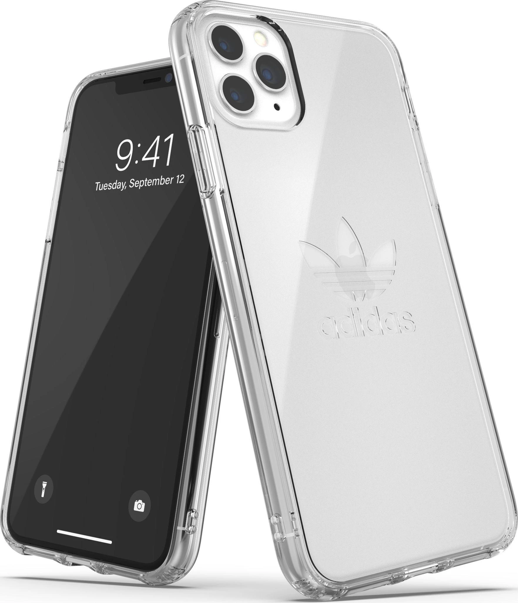 Adidas ARBA PC Dėklas su dideliu logotipu Apple iPhone 11 Pro Max, skaidrus 36406