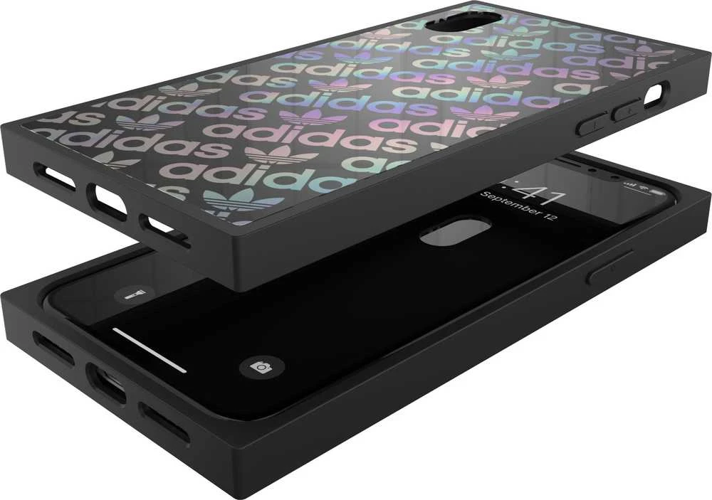 DĖKLAS ADIDAS OR OR SQUARE LOGO IPHONE X/XS Juodas/MULTICOLOR