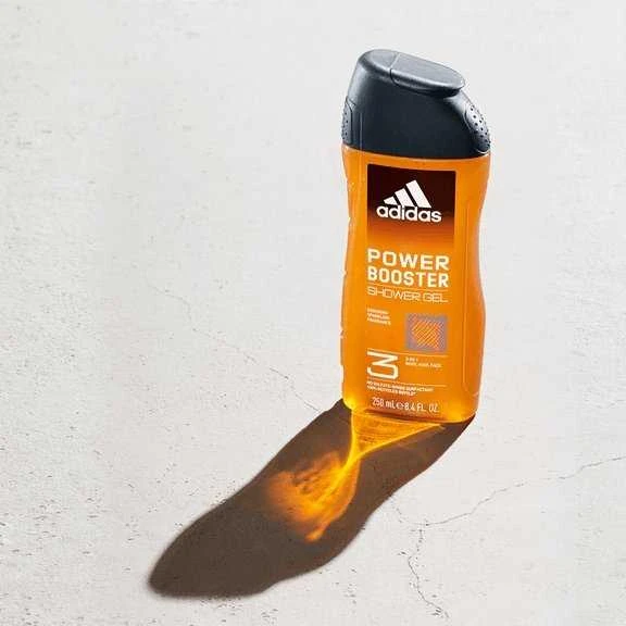 Adidas Power Booster Dušo želė 3-In-1 Dušo želė vyrams, 400 ml
