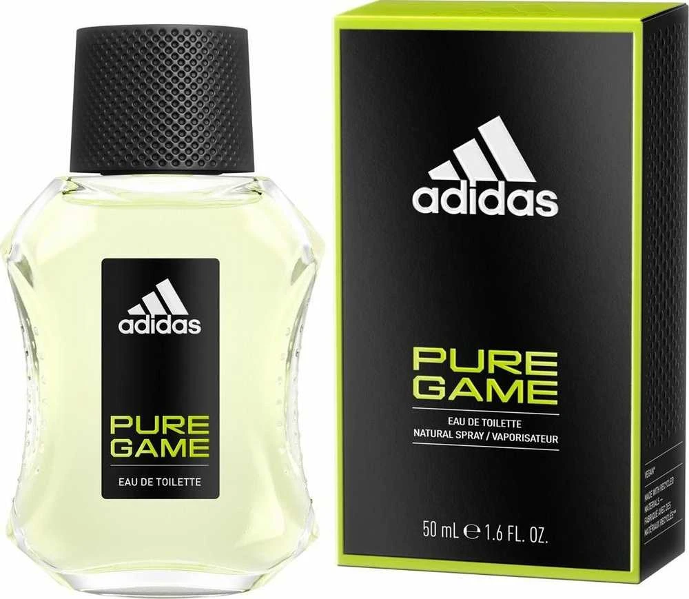 Adidas Pure Game EDT tualetinis vanduo vyrams, 50 ml