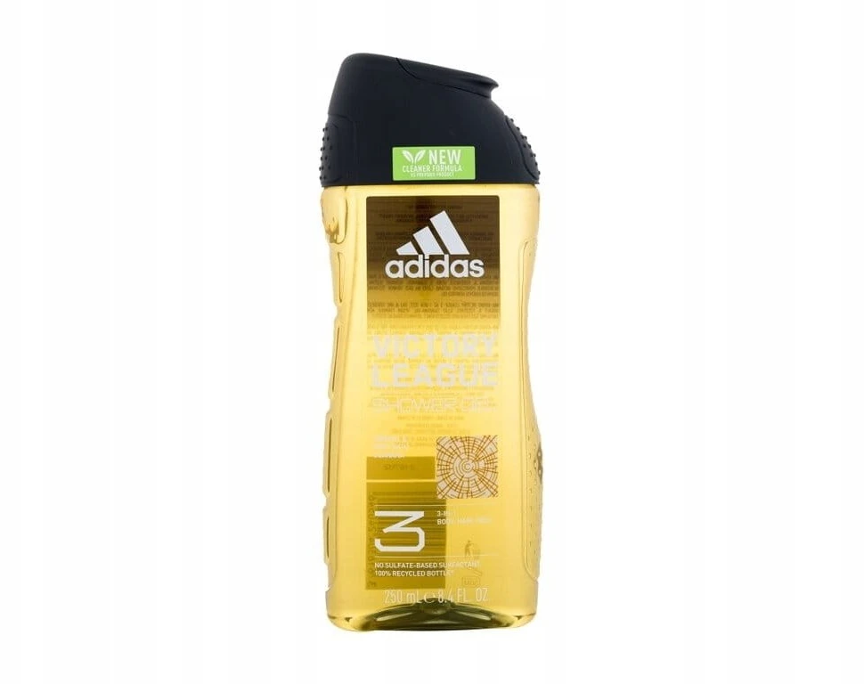 Adidas Victory League Dušo želė 3-In-1 Dušo želė vyrams, 250 ml