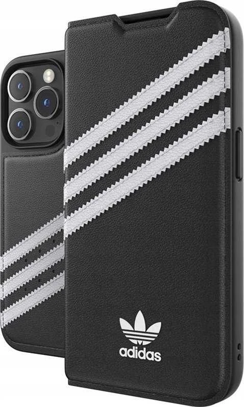 Apple iPhone 14 Pro Adidas OR Booklet dėklas PU (50196) juodos spalvos