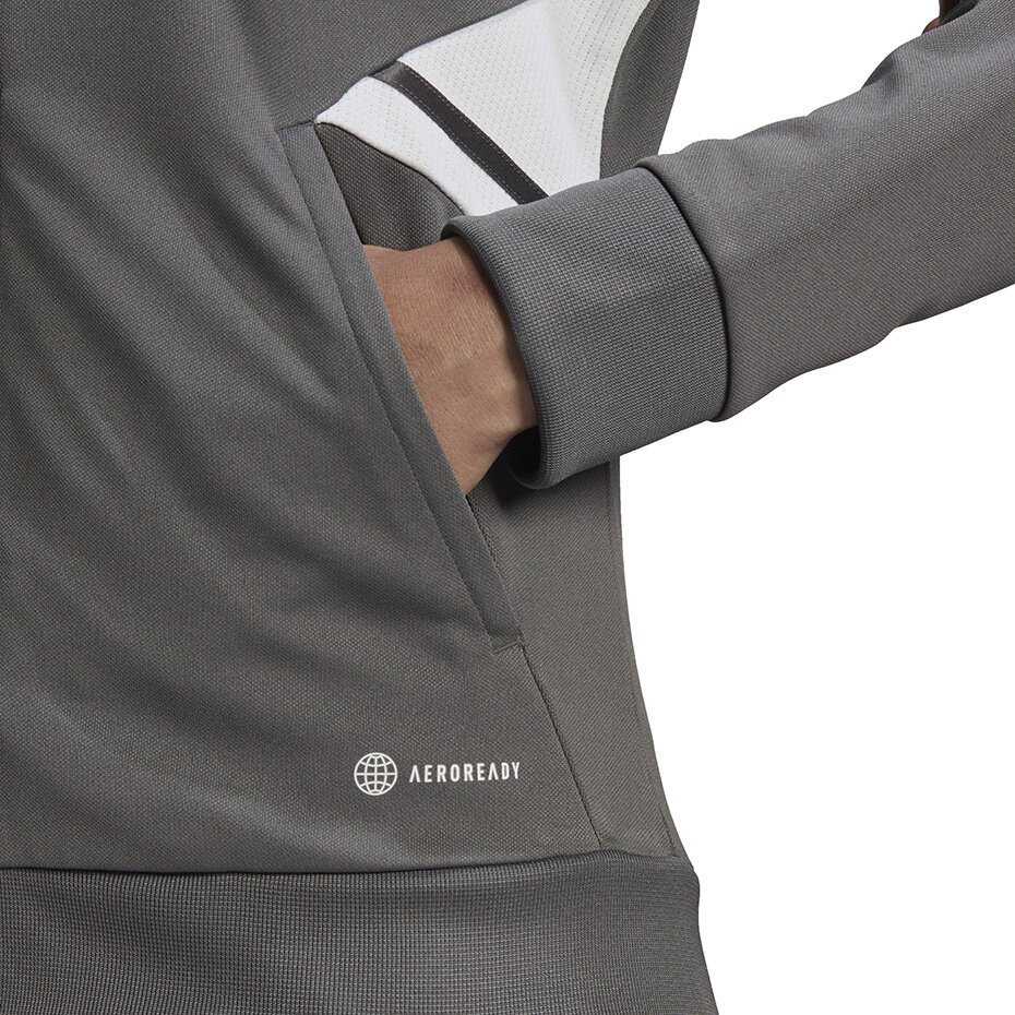 adidas Condivo 22 treniruočių striukė su užtrauktuku per visą ilgį W HD2280 sportinis megztinis
