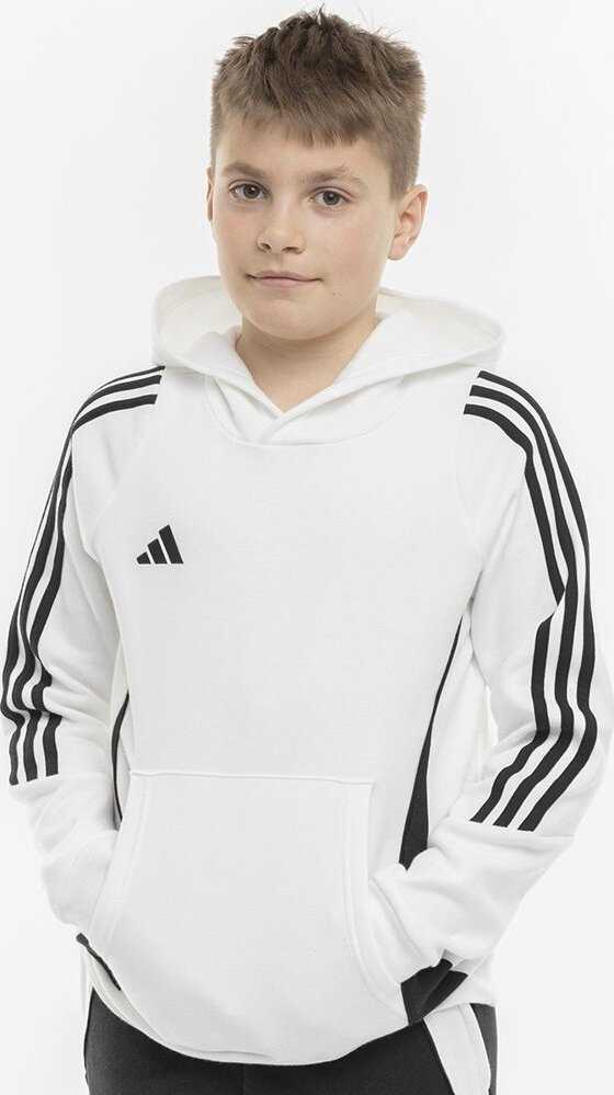 Bluza vaikams adidas Tiro 24 Hooded Sweat balta IR7506 (152cm)