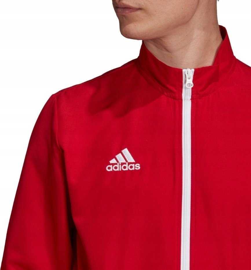 Adidas Entrada 22 Presentation Jacket raudonas vyriškas megztinis H57536 (L)
