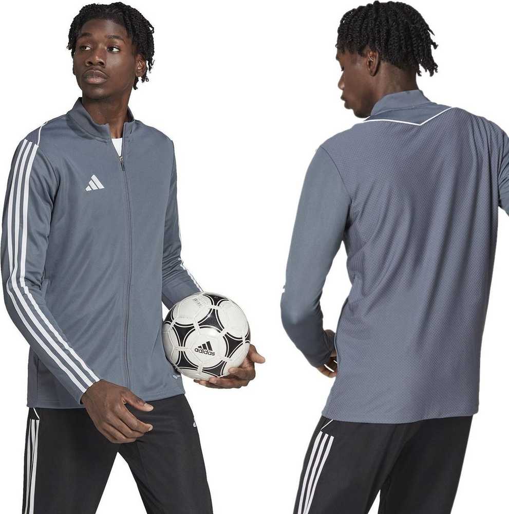 „Adidas Tiro 23 League Training Track Top“ pilkas HS3504 vyriškas megztinis (2XL)