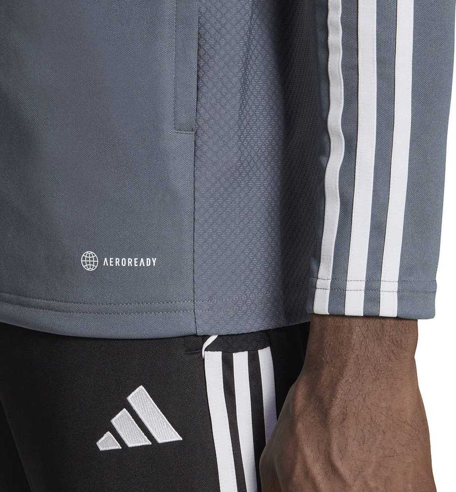 „Adidas Tiro 23 League Training Track Top“ pilkas HS3504 vyriškas megztinis (L)