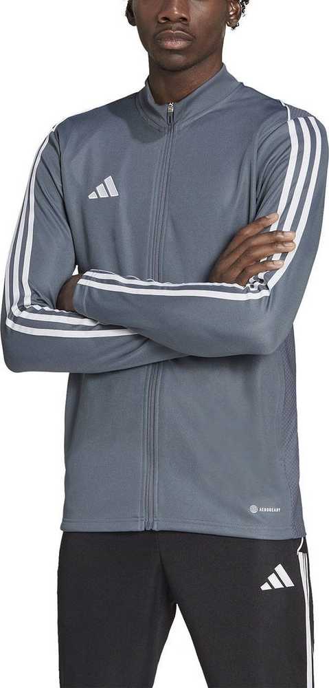 „Adidas Tiro 23 League Training Track Top“ pilkas HS3504 vyriškas megztinis (L)