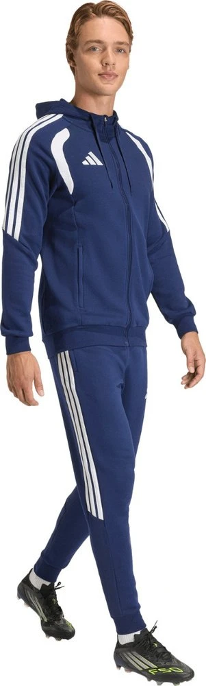 Bluza vyriška adidas Tiro 26 League Sweat Full Zip Hoodie tamsiai mėlyna KF3320 (S)