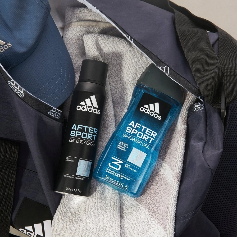 Adidas Fresh Endurance Cleanses Dušo želė kūnui, veidui ir plaukams, visiems odos tipams, 250 ml