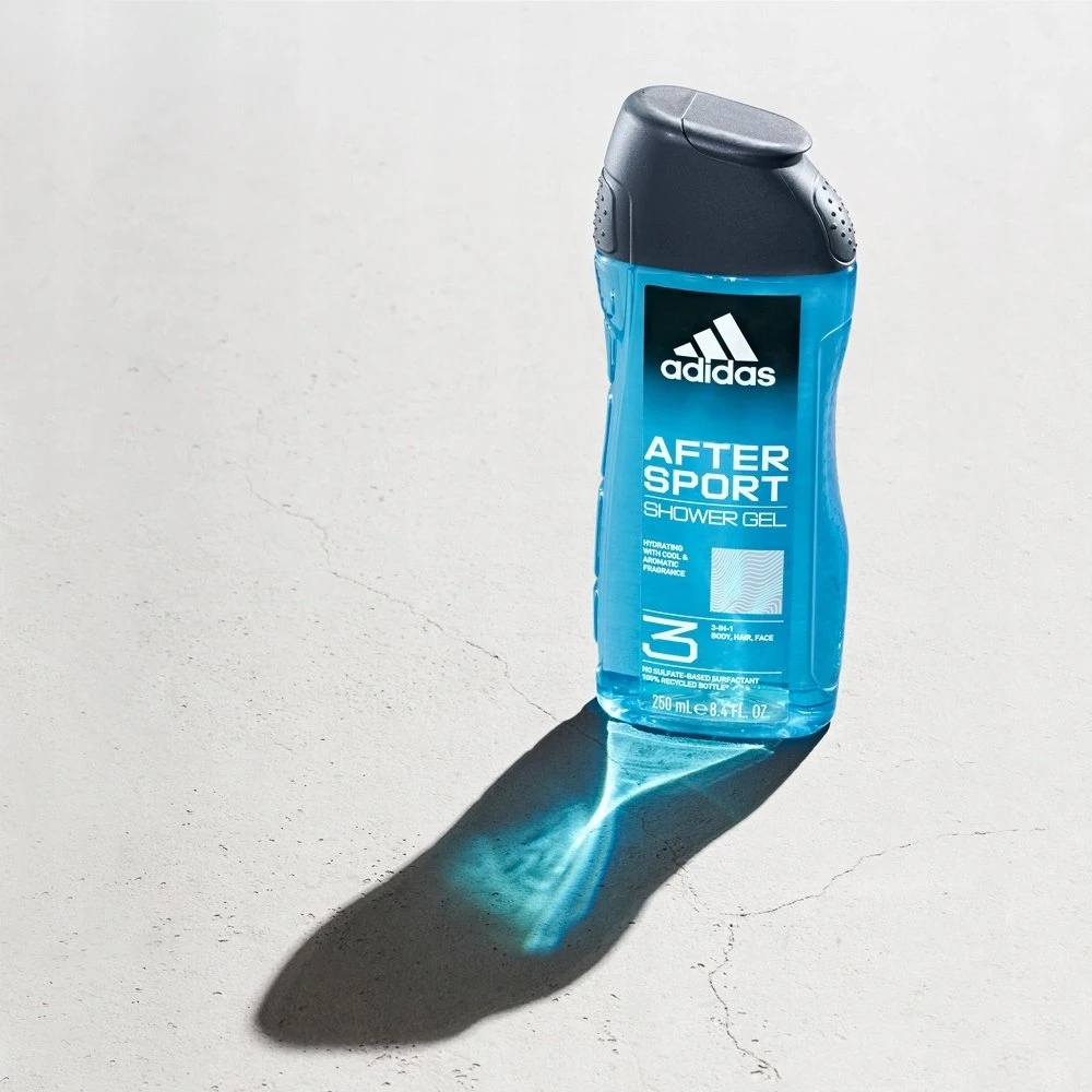 Adidas Fresh Endurance Cleanses Dušo želė kūnui, veidui ir plaukams, visiems odos tipams, 250 ml