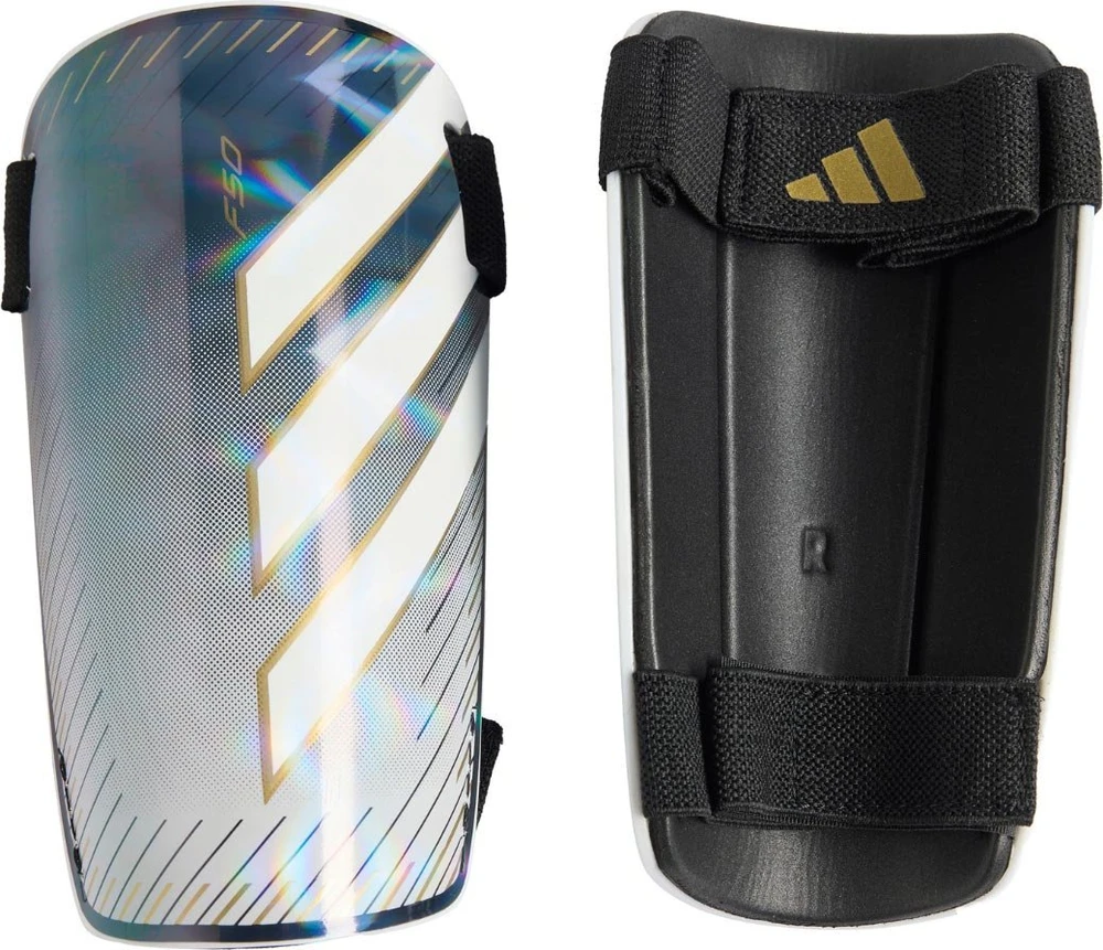 Adidas Futbolo apsaugos na golenie piszczele nagolenniki F50 Training szaro-juoda KV9012 XS