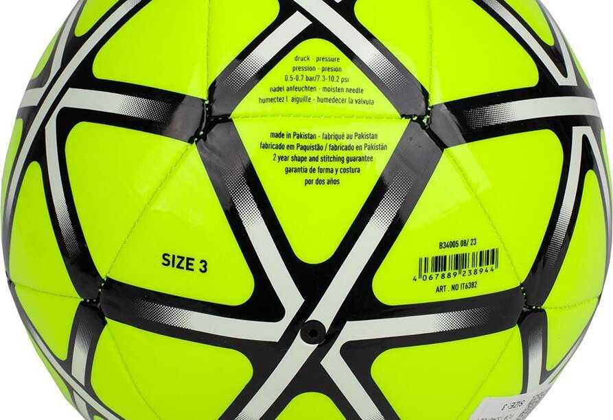 Futbolo kamuolys adidas Starlancer Club geltona ir-juoda IT6382 (5)