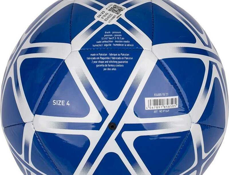 Adidas Futbolo kamuolys Starlancer Club mėlyna IP1649 5