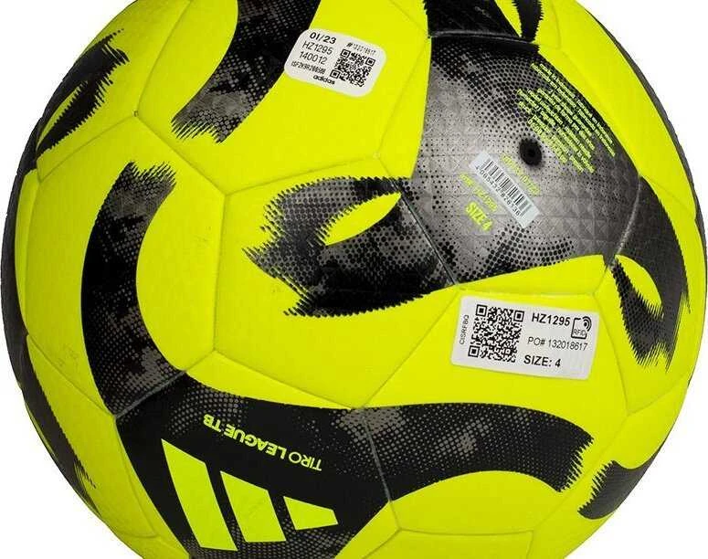 Futbolo kamuolys adidas Tiro League Thermally Bonded geltona ir-juoda HZ1295 (4)