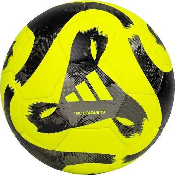 Futbolo kamuolys adidas Tiro League Thermally Bonded geltona ir-juoda HZ1295 (4)