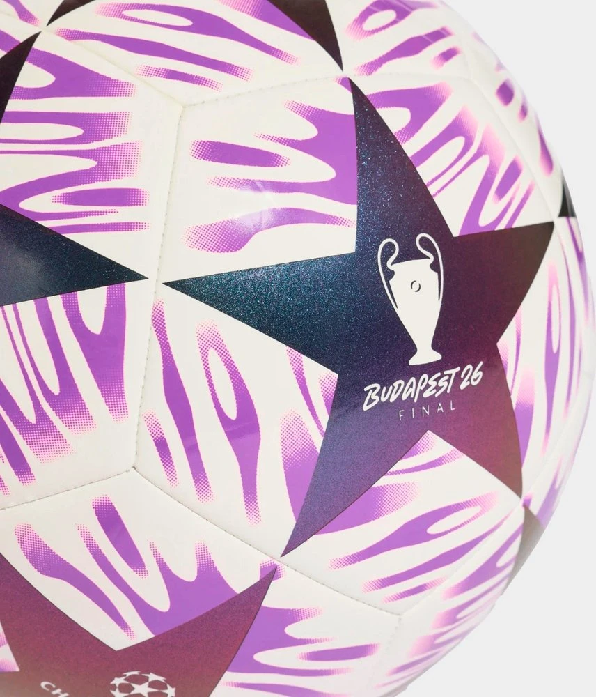 Futbolo kamuolys adidas UCL 25/26 Final Club balta ir-violetinė JX9093 (4)