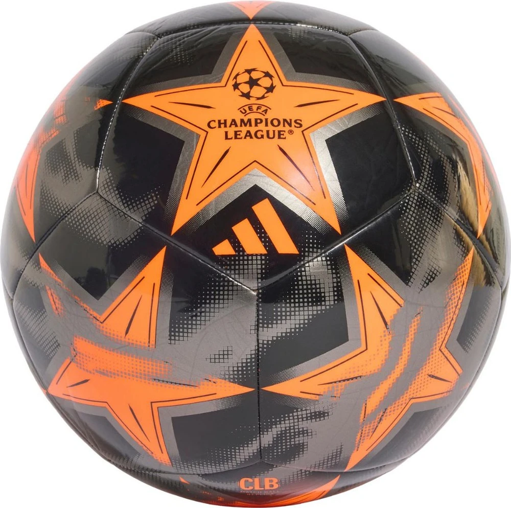 Adidas Futbolo kamuolys UCL Club 26/27 League Stage juoda-sidabrinė ir-oranžinė KE9762 4