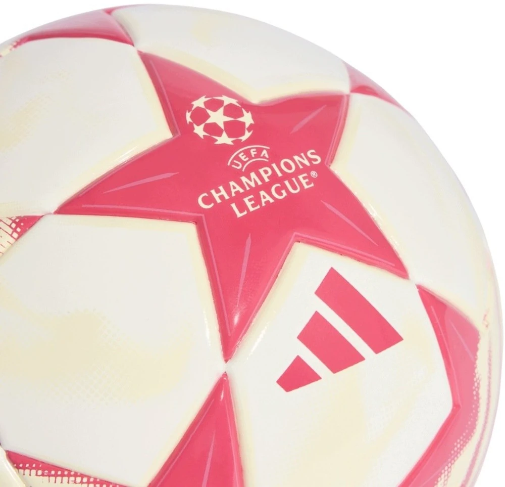 Futbolo kamuolys adidas UEFA Champions League 26/27 Real Madrid Mini balta ir-rožinė KE5107 (1)