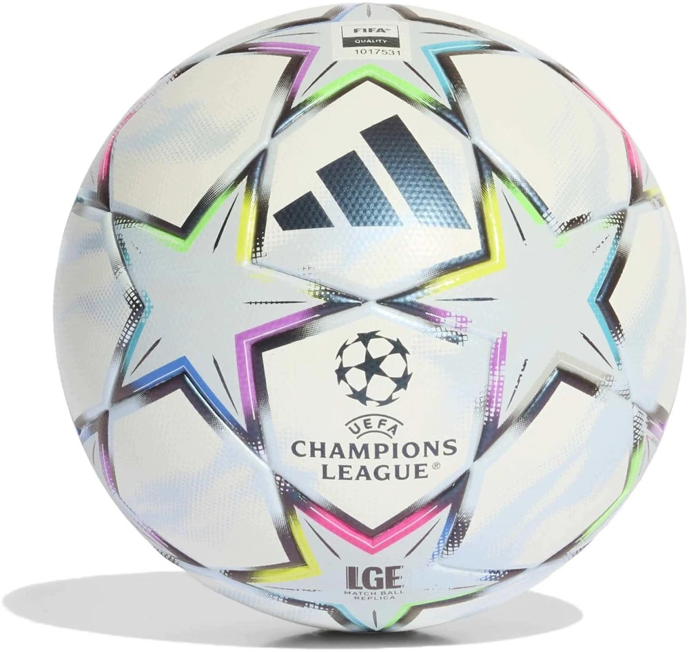 Futbolo kamuolys adidas UCL League 26/27 League Stage Box balta ir-mėlyna-rožinė-žalia KE9771 (5)