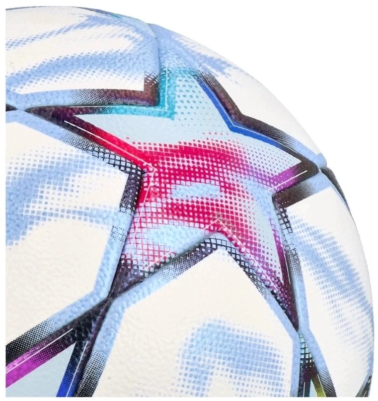 adidas UCL Competition 26/27 lygos etapo futbolo kamuolys, baltas/mėlynas/spalvotas KE9766 (5)