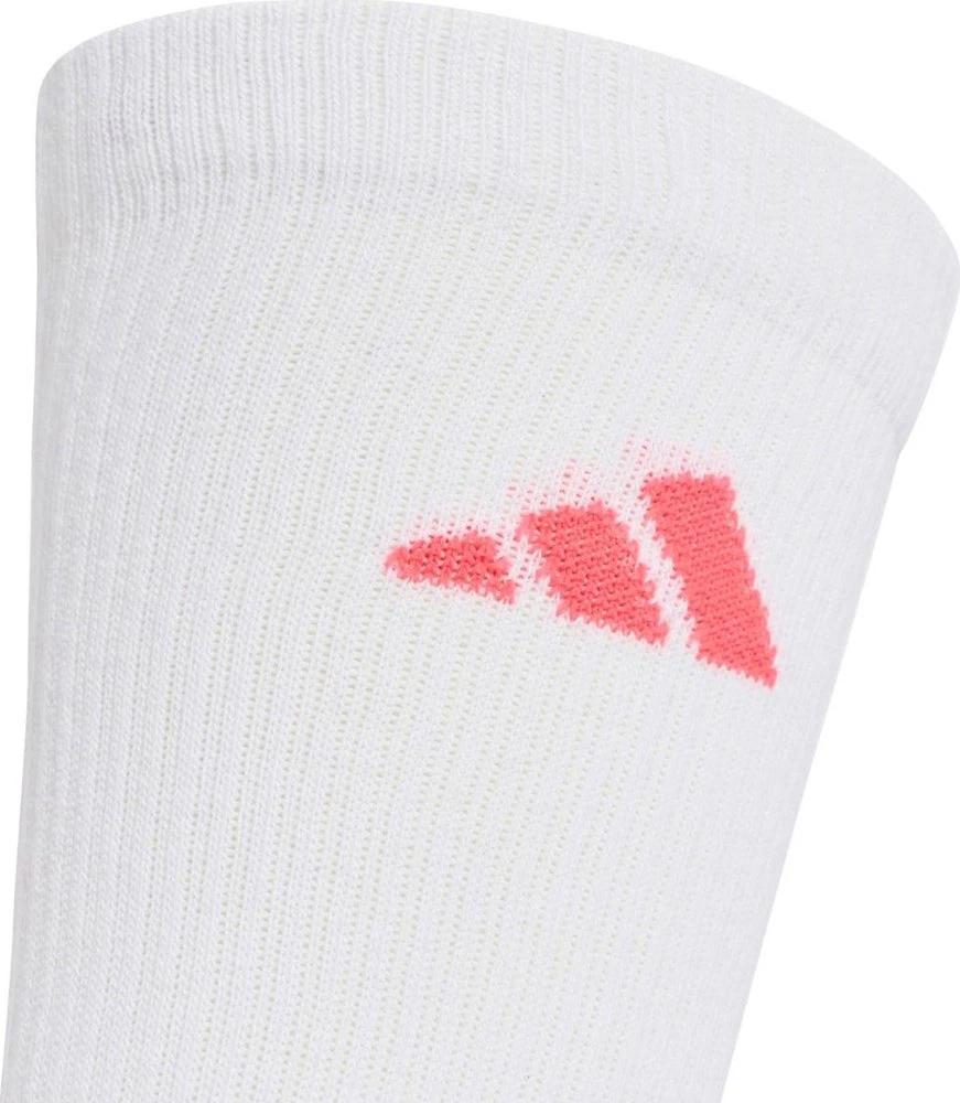 adidas Cushioned Sportswear Crew kojinės, 3 poros, baltos KQ6760 (40-42)