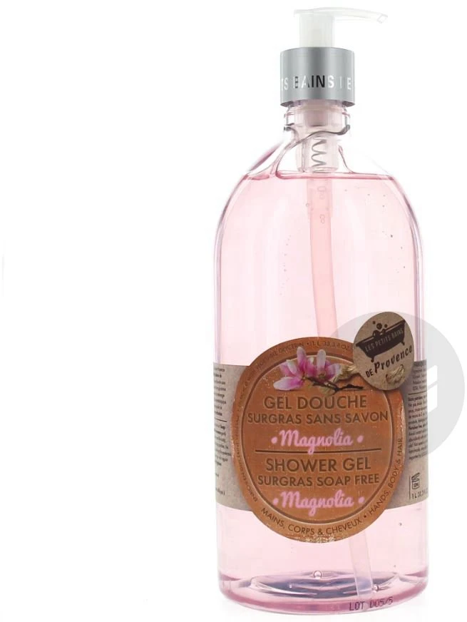 Les Petites Bains de Provence Magnolia Dušo želė For Body Face & Hair For Sensitive Skin, 1000 ml