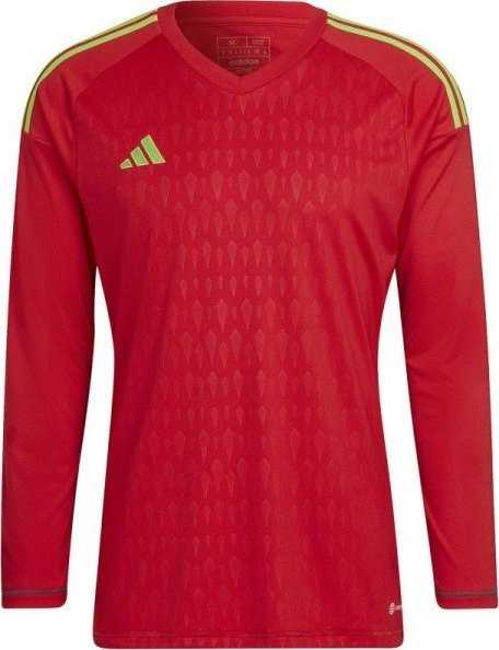 „Adidas Tiro 23 Competition“ vyrų vartininko marškinėliai ilgomis rankovėmis, raudoni HL0007 (L)