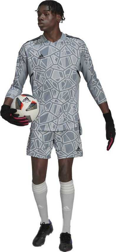 Marškinėliai bramkarska vyriška adidas Condivo 22 Goalkeeper Jersey Long Slevee pilka HB1614 (XL)