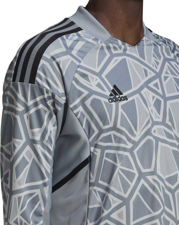 Marškinėliai bramkarska vyriška adidas Condivo 22 Goalkeeper Jersey Long Slevee pilka HB1614 (XL)