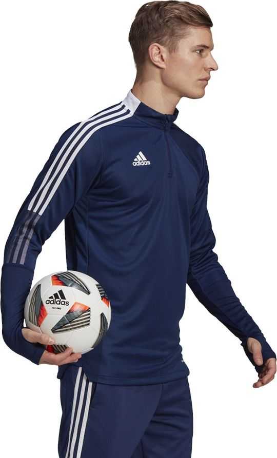 „Adidas Tiro 21 Training Top“ tamsiai mėlynas GE5426 megztinis (S)