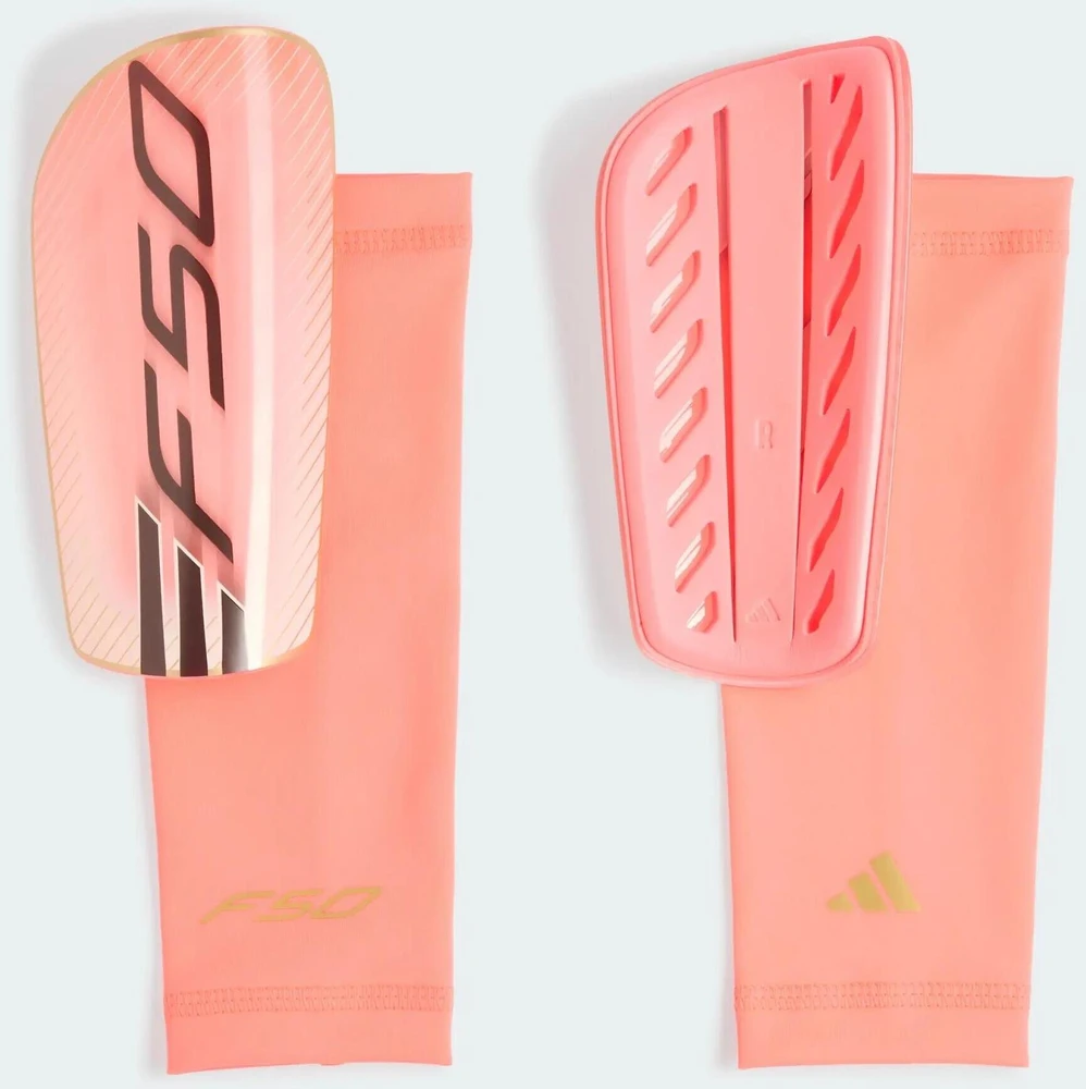 Futbolo apsaugos adidas F50 League rožinė KE5213 (S)