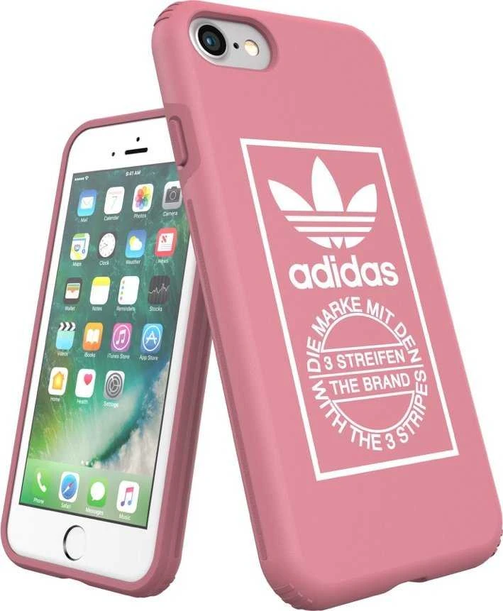Adidas Snap Case Silikoninis dėklas for Apple iPhone 7 / 8 Rožinė