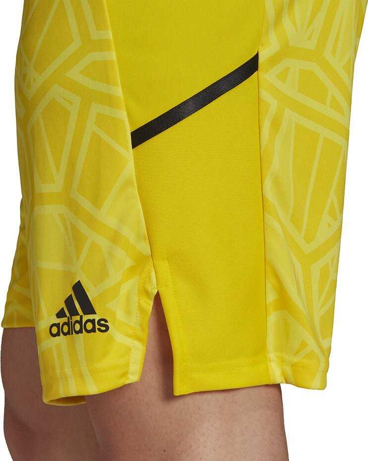 Šortai bramkarskie vyrams adidas Condivo 22 geltona HF0141 (L)