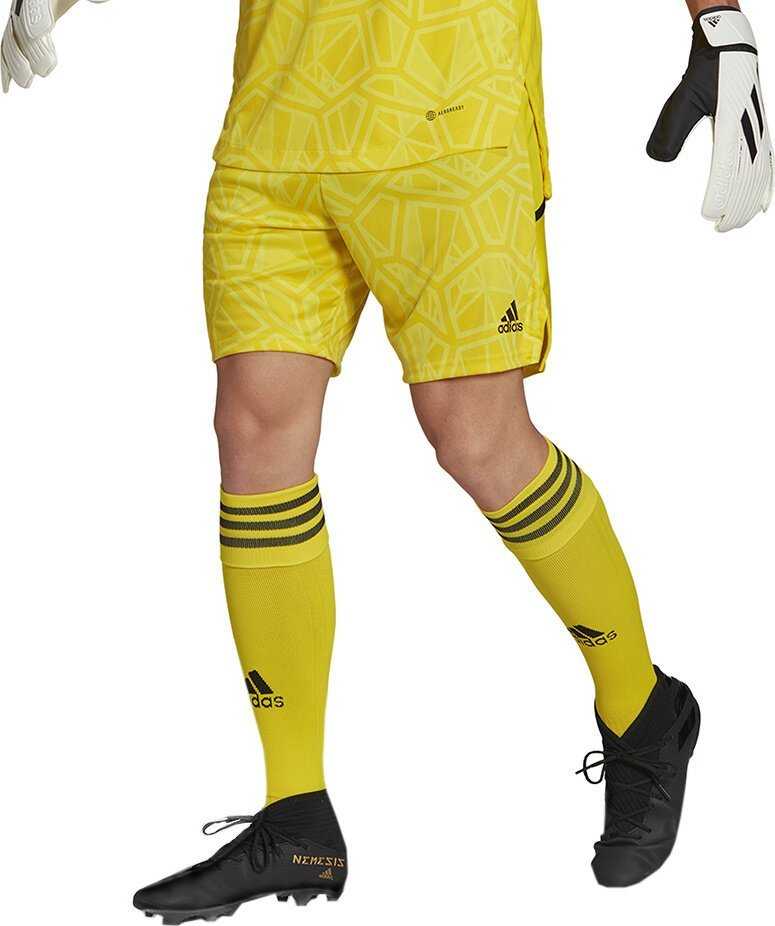 Šortai bramkarskie vyrams adidas Condivo 22 geltona HF0141 (M)
