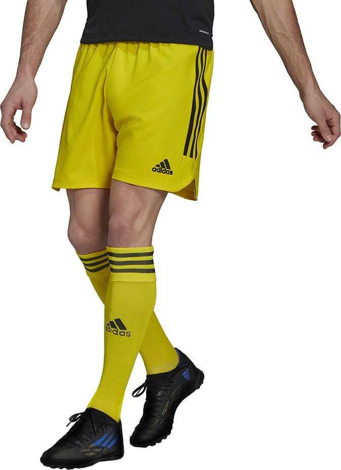 Šortai vyrams adidas Condivo 22 Match Day geltona ir-juoda HA3511 (M)