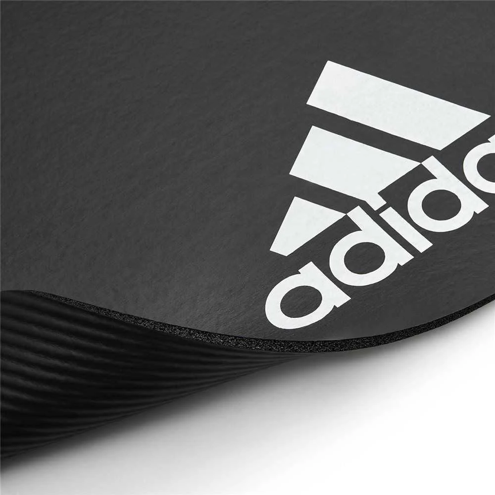 Treniruočių kilimėlis Adidas, 7mm, pilkas