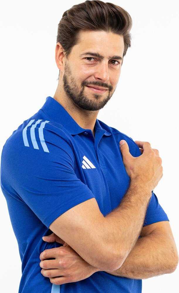 Vyriški marškinėliai adidas Tiro 24 Competition Polo mėlyna IR7566 (L)