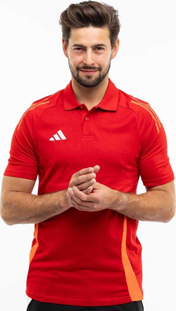 Vyriški marškinėliai adidas Tiro 24 Competition Polo raudona IR7563 (M)