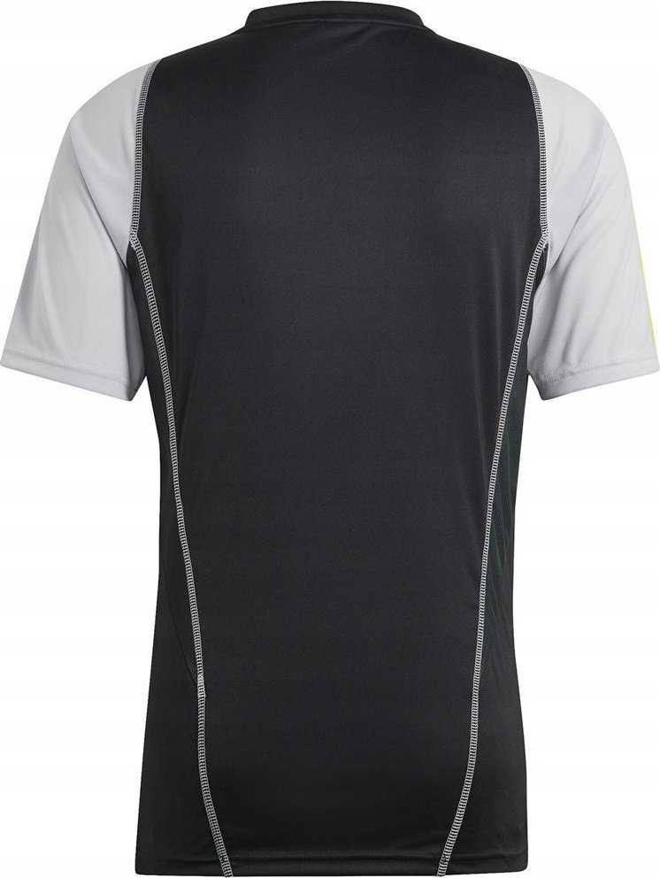 Vyriški marškinėliai Adidas Tiro 23 Competition Jersey juodos ir pilkos spalvos HU1295 (S)