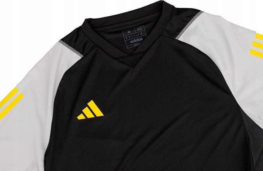 Vyriški marškinėliai Adidas Tiro 23 Competition Jersey juodos ir pilkos spalvos HU1295 (M)