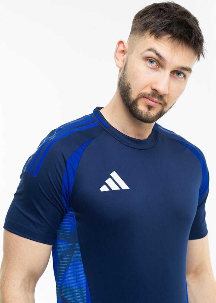 Vyriški marškinėliai adidas Tiro 24 Competition Match Jersey tamsiai mėlyna IQ4758 (L)