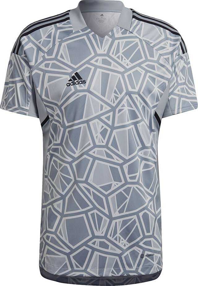 Vyriški marškinėliai adidas Condivo 22 Goalkeeper Jersey Short Sleeve pilka HB1622 (XL)