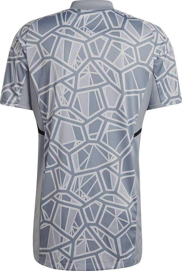 Vyriški marškinėliai adidas Condivo 22 Goalkeeper Jersey Short Sleeve pilka HB1622 (XL)