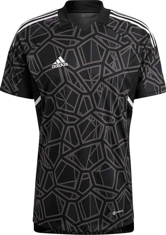 Adidas Vyriški marškinėliai Condivo 22 Goalkeeper Jersey Short Sleeve juoda HB1619 (L)