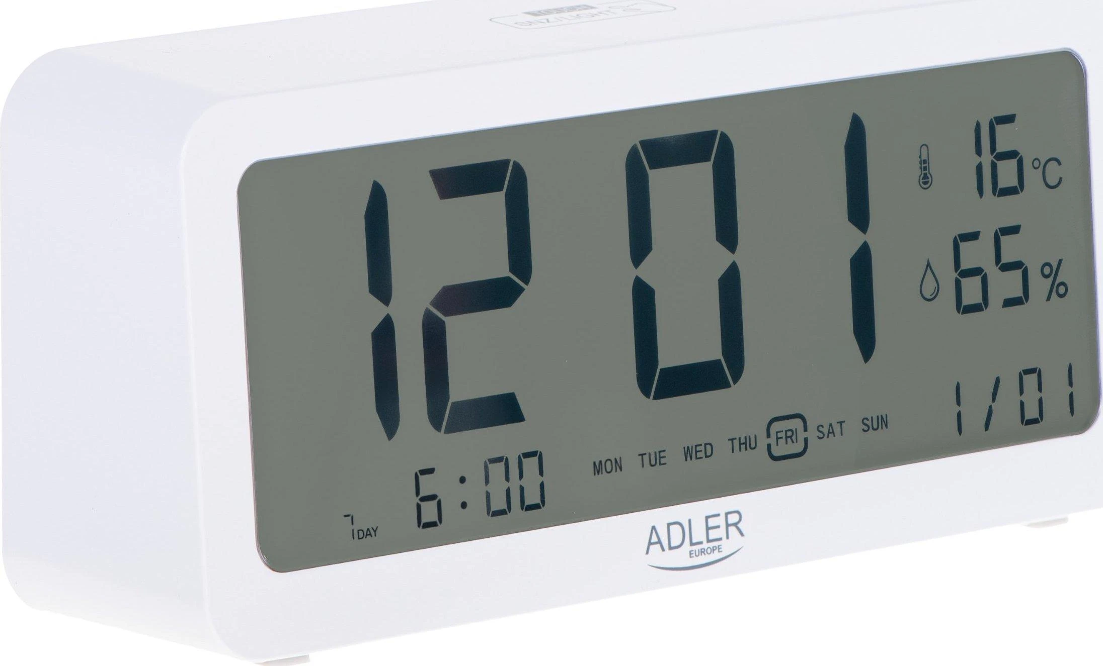 Adler | Žadintuvas | AD 1195w | Signalizacijos funkcija | Baltas